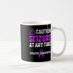 Epilepsimedvetenhet Anfall Epileptisk Warrior Över Kaffemugg