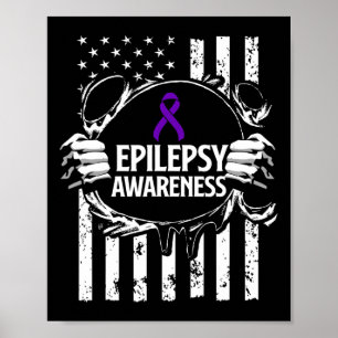 Epilepsimedvetenhet Epileptikaswarrior Survivor 16 Poster