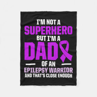 Epilepsimedvetenhet Epileptikaswarrior Survivor 20 Fleecefilt
