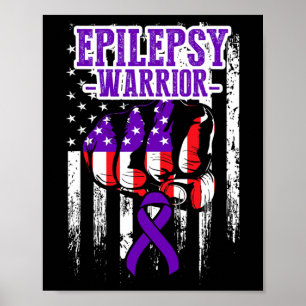 Epilepsimedvetenhet Epileptikaswarrior Survivor 22 Poster