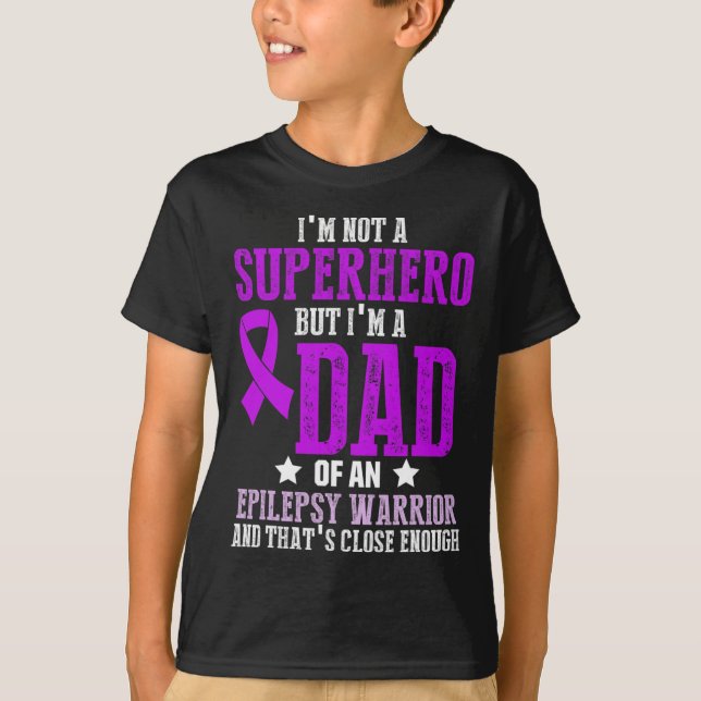Epilepsimedvetenhet Epileptikaswarrior Survivor 6 T Shirt (Framsida)