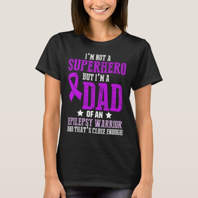 Epilepsimedvetenhet Epileptikaswarrior Survivor 6 T Shirt (Framsida)