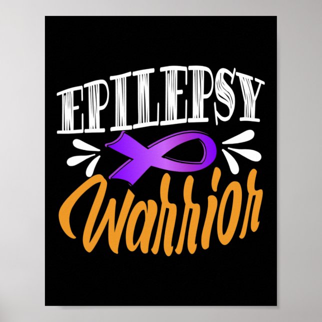 Epilepsimedvetenhet kämpar mot epilepsianfall Usa  Poster (Framsidan)