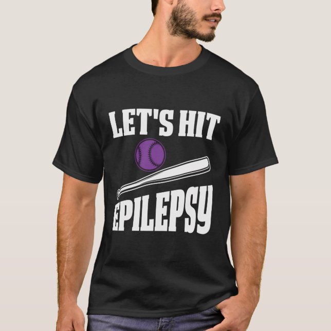 Epilepsimedvetenhet Låt oss Slå epilepsi T Shirt (Framsida)