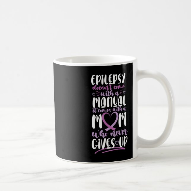 Epilepsimedvetenhet Mamma Komar inte med en handbo Kaffemugg (Höger)