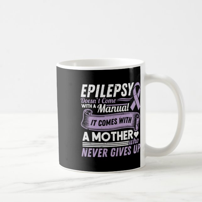 Epilepsimedvetenhet Mamma Komar inte med en handbo Kaffemugg (Höger)
