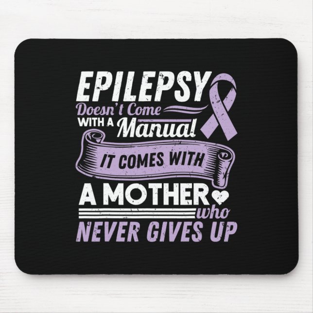 Epilepsimedvetenhet Mamma Komar inte med en handbo Musmatta (Framsidan)