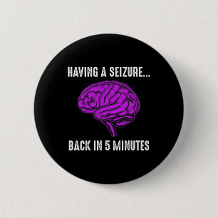 Epilepsimedvetenhet med krampanfall Epileptikavarr Knapp