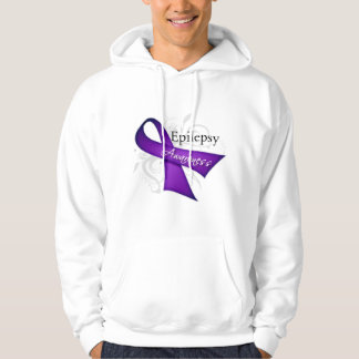 Epilepsimedvetenhet Ribbon Munkjacka