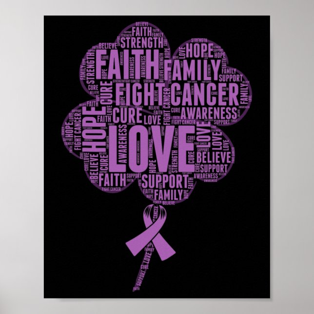 Epilepsimedvetenhet Ribbon Poster (Framsidan)