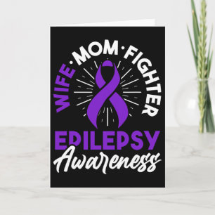 Epilepsimedvetenhet Sjukdom Kul Epileptisk Warrior Kort