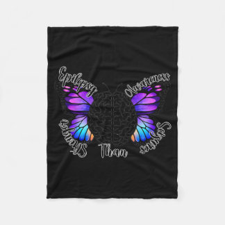 Epilepsimedvetenhet starkare än anfallslila fleecefilt