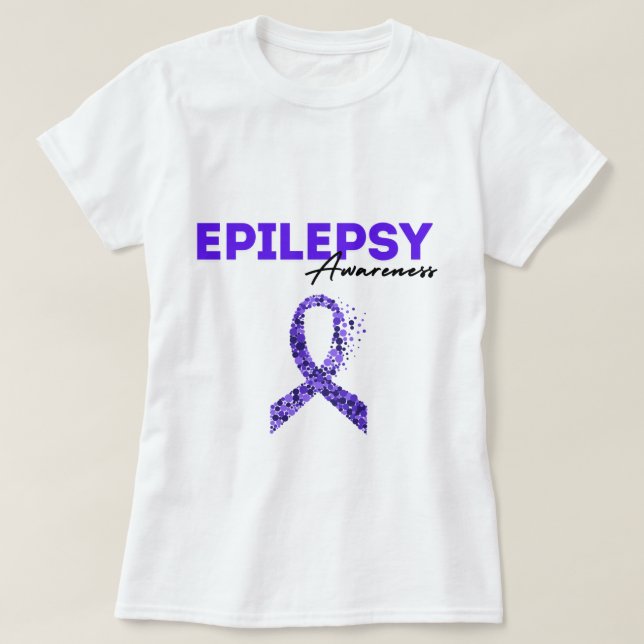 Epilepsimedvetenhet T-Shirt (Design framsida)