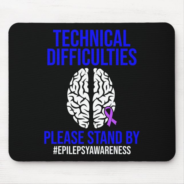 Epilepsimedvetenhet Teknisk epileptisk anfallsör Musmatta (Framsidan)
