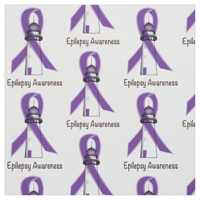 Epilepsimedvetenhetband med fyren av hopp tyg (Provkarta)