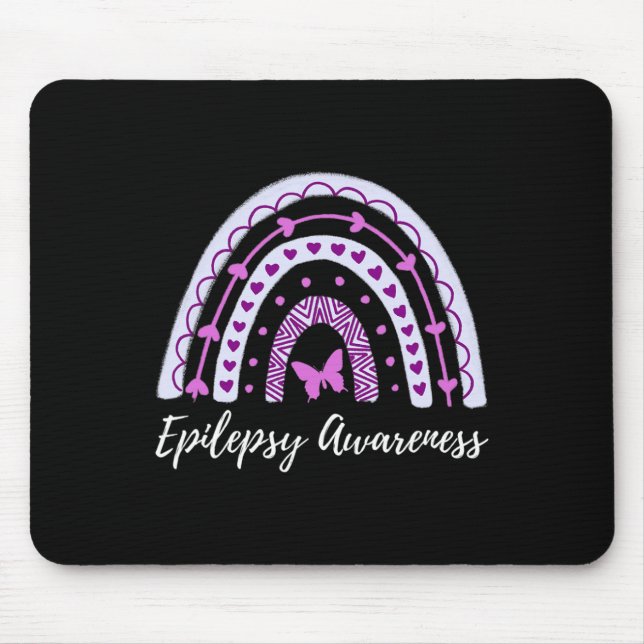 Epilepsy Awareness Boho Rainbow Musmatta (Framsidan)