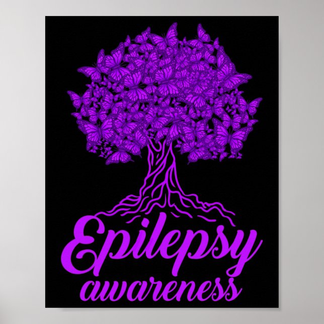 Epilepsy Awareness Butterfly Poster (Framsidan)