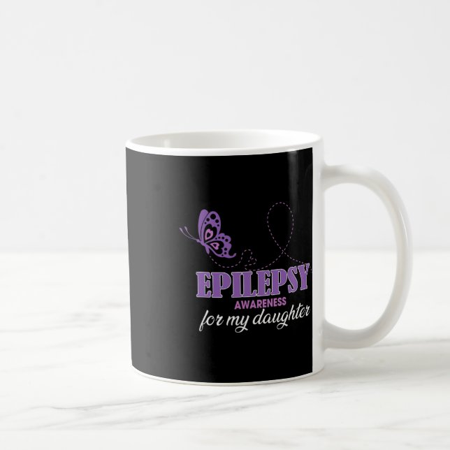 Epilepsy Awareness For My Daughter- Epilepsy Mom  Kaffemugg (Höger)