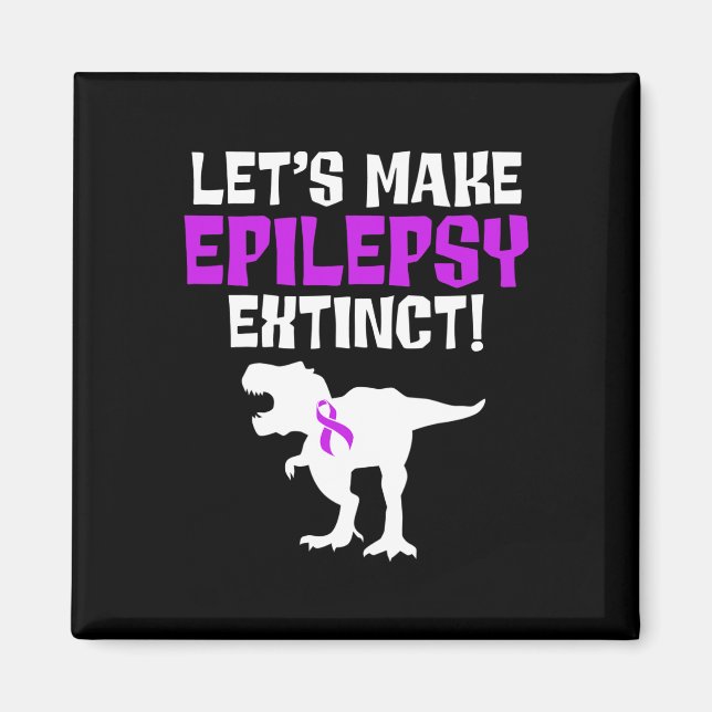 Epilepsy Awareness Make Epileptic Warrior Survivor Magnet (Framsidan)