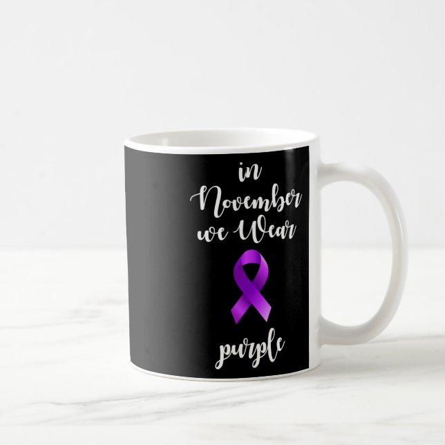 Epilepsy Awareness Month In November We Wear Purpl Kaffemugg (Höger)