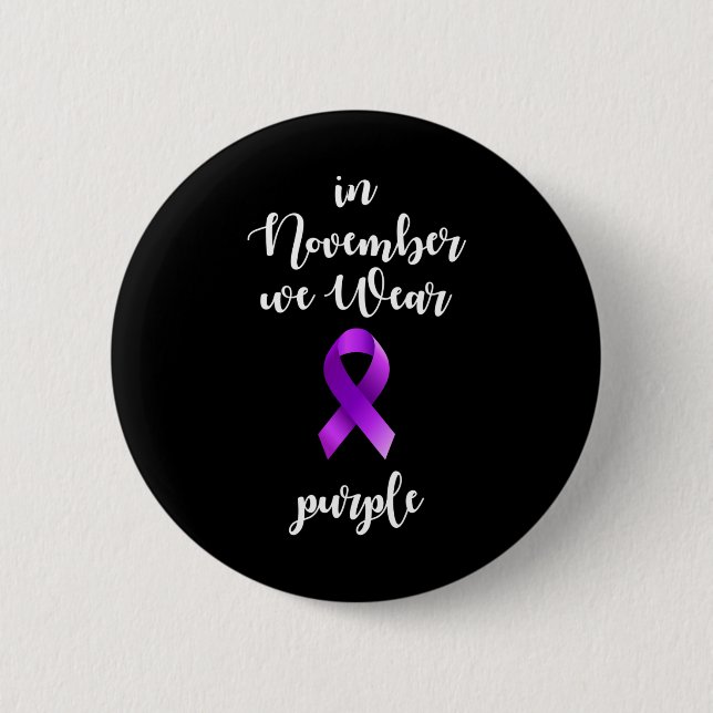 Epilepsy Awareness Month In November We Wear Purpl Knapp (Framsida)