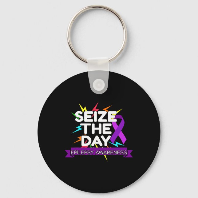 Epilepsy Awareness  Nyckelring (Framsida)