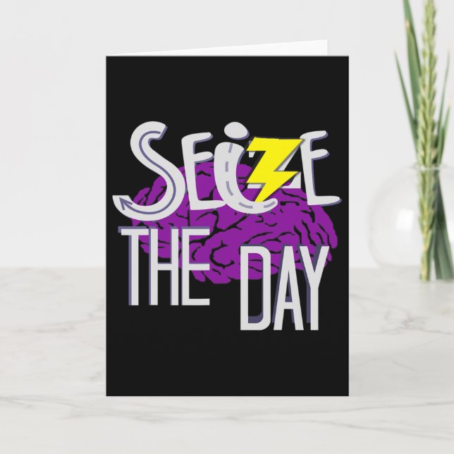 Epilepsy Awareness Purple Ribbon Epilepsy Support  Kort (Framsida)