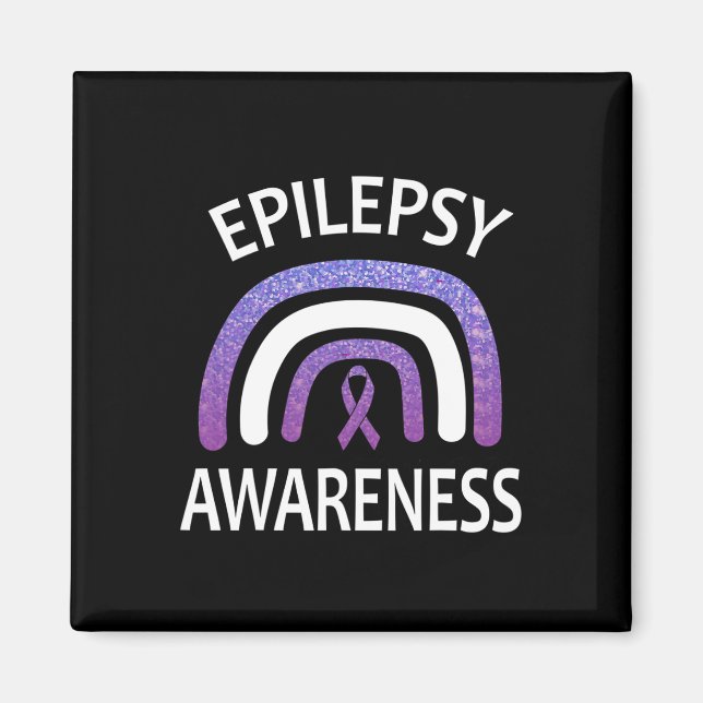 Epilepsy Awareness Survivor And Warrior Support  Magnet (Framsidan)