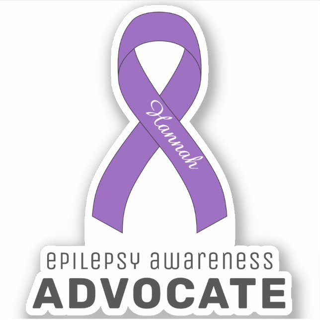 Epilepsy Awareness Vinyl Sticker Klistermärken (Framsida)