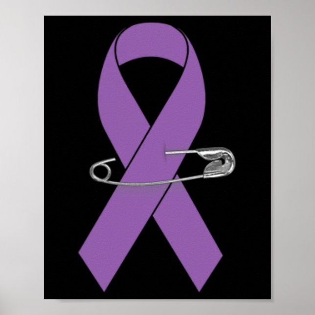 Epilepsy Awareness Walk Supporter Ribbon  Poster (Framsidan)