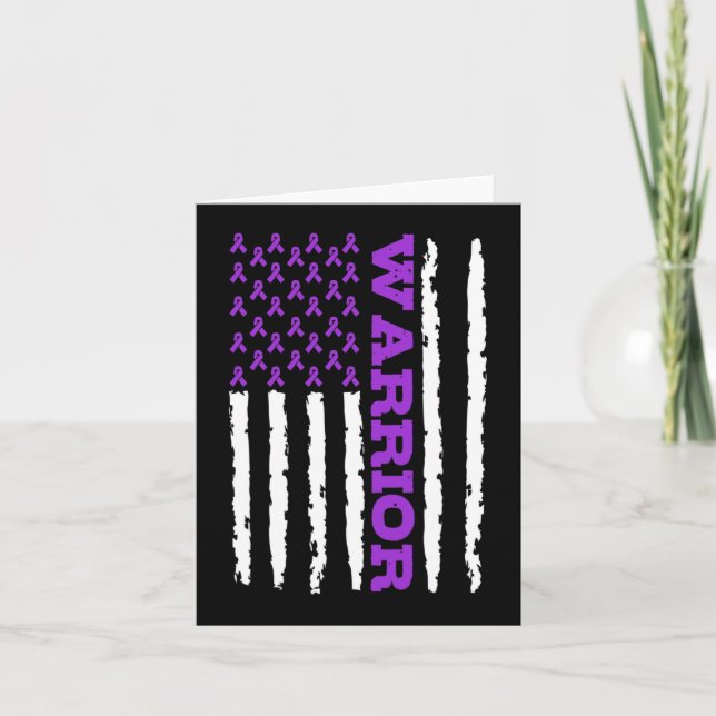 Epilepsy Awareness Warrior Kort (Framsida)