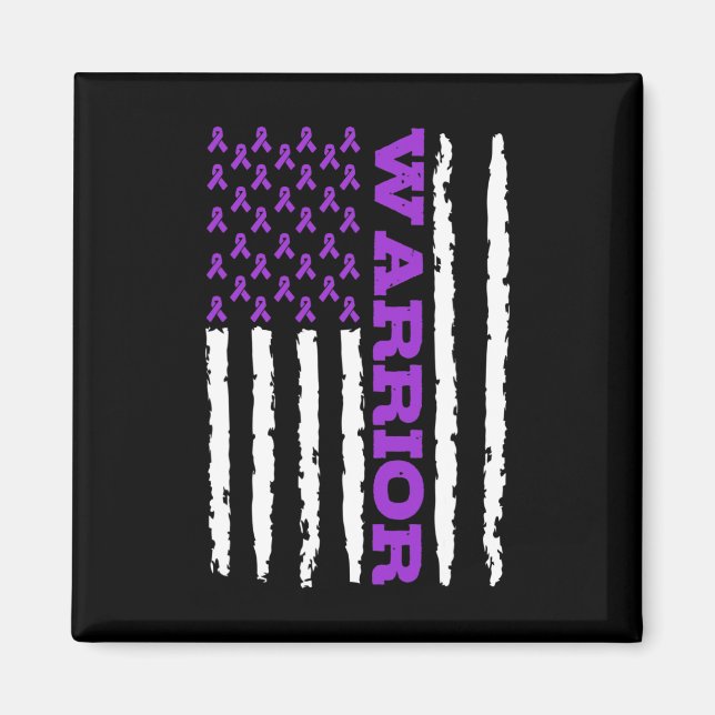 Epilepsy Awareness Warrior Magnet (Framsidan)