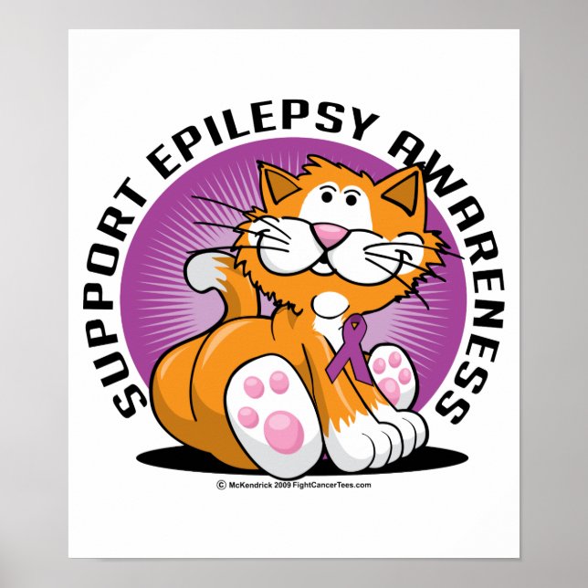 Epilepsy Cat Poster (Framsidan)