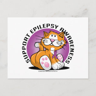 Epilepsy Cat Vykort