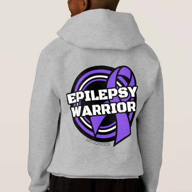 Epilepsy Hoodie T Shirt (Baksida)