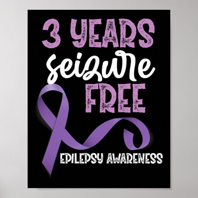 Epilepsy Medvetandeslips 3 År Utan Anfall  Poster (Framsidan)