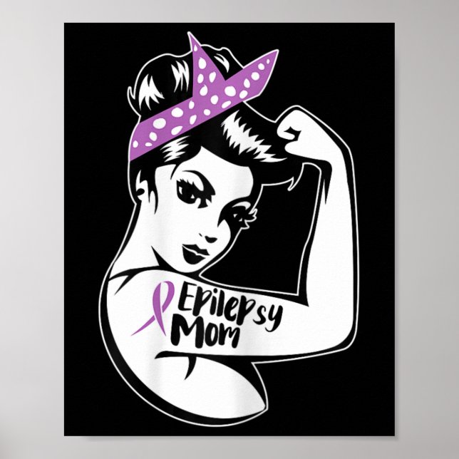 Epilepsy Support - Epileptic Awareness Epilepsy Mo Poster (Framsidan)