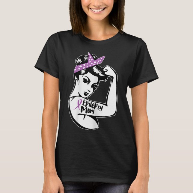 Epilepsy Support - Epileptic Awareness Epilepsy Mo T Shirt (Framsida)