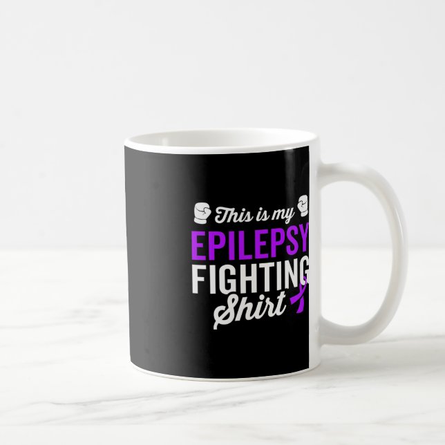 Epilepsy Warrior Survivor Awareness Get well Recov Kaffemugg (Höger)