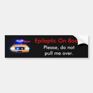 Epileptiker ombord bildekal