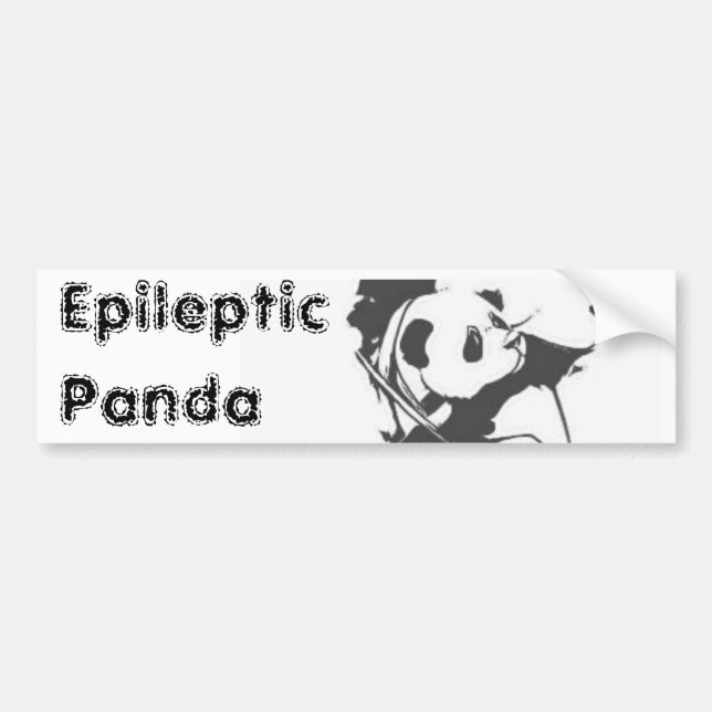Epileptisk Panda Bildekal (Framsidan)