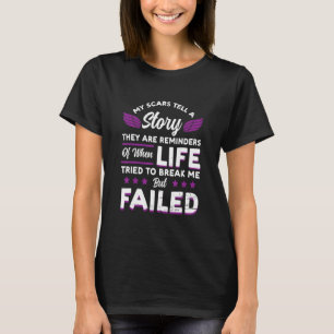 Epileptiskt anfall och Lila Ribbon Epilepsy Awaren T Shirt
