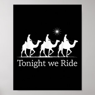 Epiphany jul Wise Manar Kung i kväll Vi Ride Poster