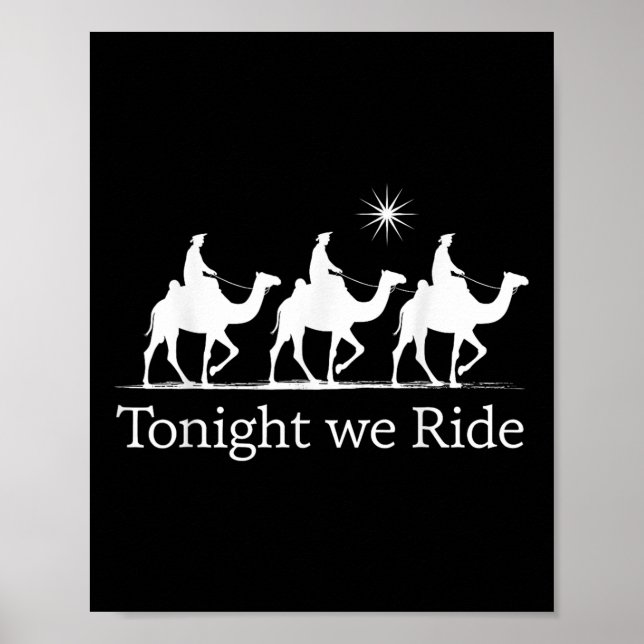 Epiphany jul Wise Manar Kung i kväll Vi Ride Poster (Framsidan)