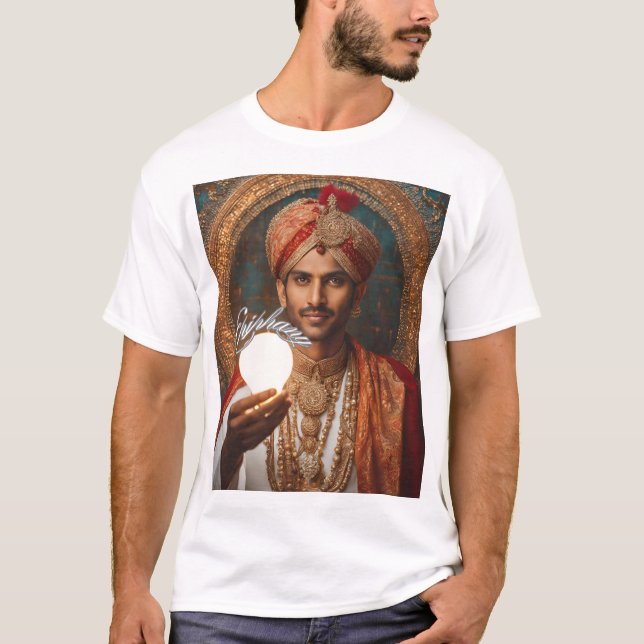 Epiphany Light’ Regal inspiration Poster T Shirt (Framsida)