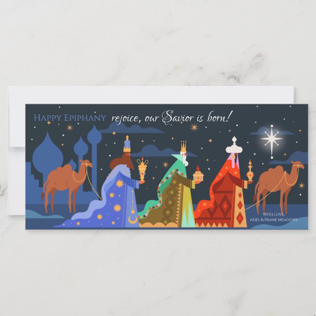 Epiphany Slim Greeting Card (Framsida)