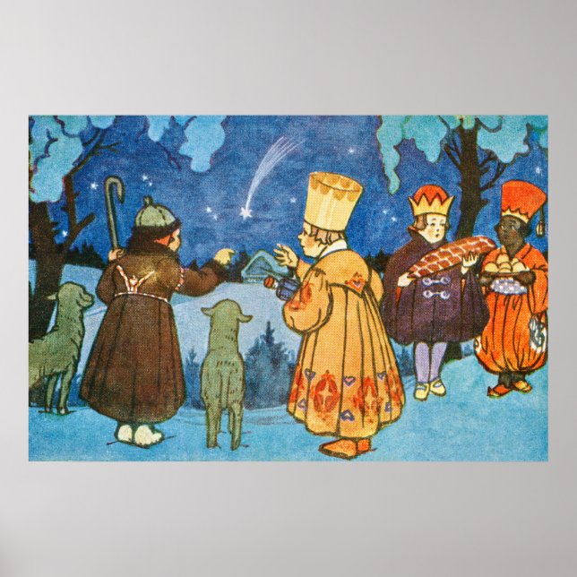 Epiphany Three Kings from the East by Zdenek Guth  Poster (Framsidan)