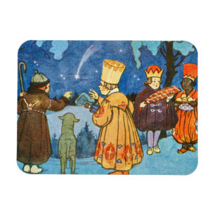 Epiphany Three Kung från Öster av Zdenek Guth Magnet