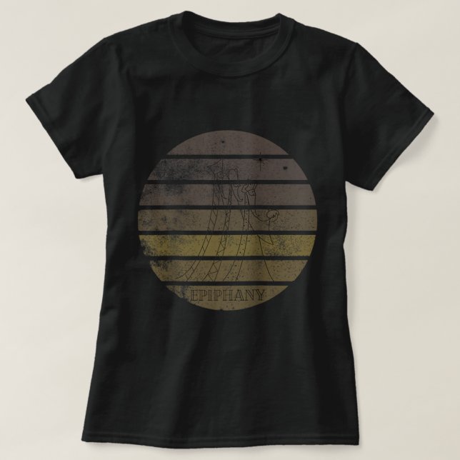 Epiphany Three Wise Manar Kung Magi Star Bethlehem T Shirt (Design framsida)