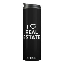 Epique I Heart Real Gods Black Tumbler